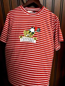 Striped Graphic Tee