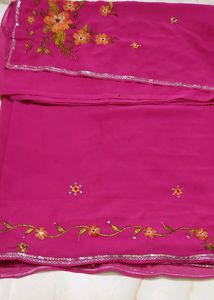 💖😍Beautiful Pink Saree 😍💖