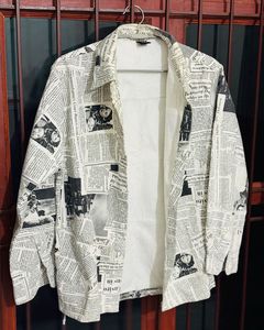 Newspaper Print Shirt