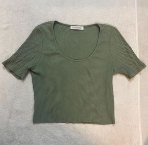 Basic Green Top For Women