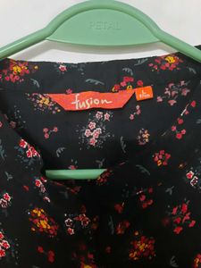 Fusion Printed Summer Kurti Top Office College
