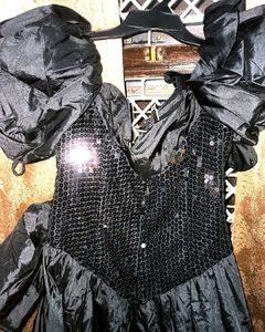 Heavy Ball Gown Flared Birthday Sequence Dress