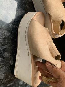 Beige Sandals
