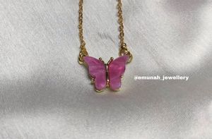 Butterfly Pendant Necklace