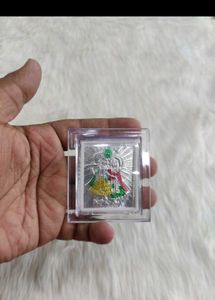 Silver Plated Radha Krishna Frame