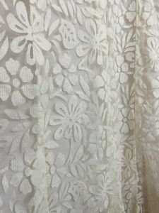 Elegant White Floral Lace Dress