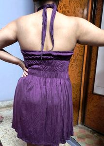 Women's purple Dress