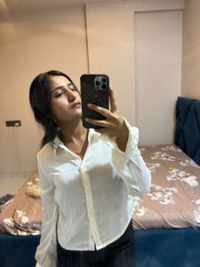White Button-Down Shirt