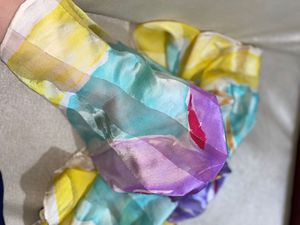 YSL Floral Scarf