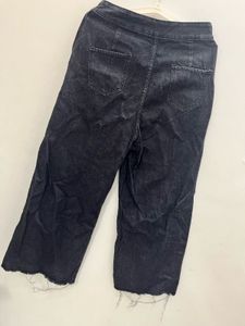 Charcoal Black Flared Jeans