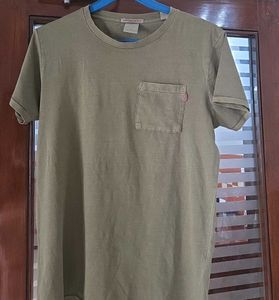 Green Pocket Tee