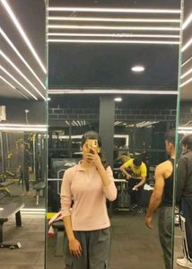 Pink Long Sleeve Active Top