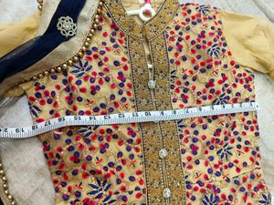 Stylish Front Open Long Kurta With Palazzo