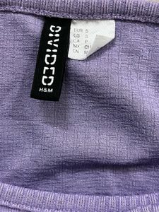H&amp;M Lavendar Strappy Top