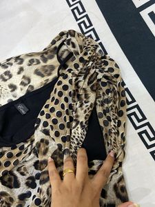 Animal Print Mini Dress