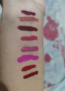 7 set of matte mini lipstick combo💄
