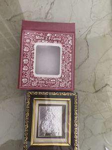 999 Pur Silver Murugar Framed Religious Idol