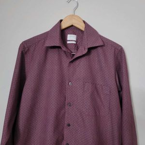 Arrow Maroon Patterned Shirt