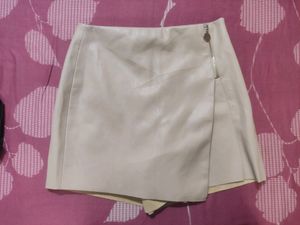 Zara Leather Skirt With Inside Shorts🥀