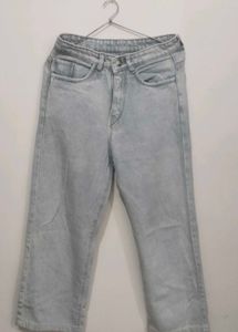 Light Wash Wide Leg Jeans
