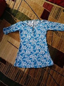 2 Tops Combo Blue And Peach