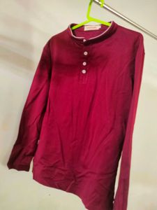Maroon Casual Shirt