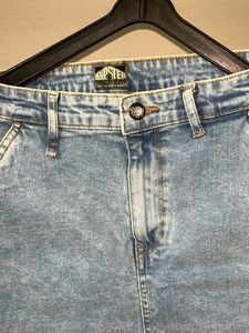 Denim Short Skirt