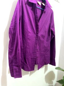 Purple Shirt Full Sleeves