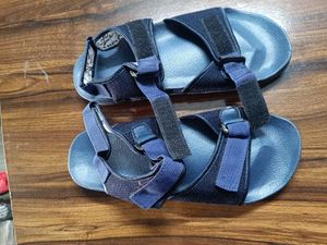 Blue Adjustable Sandals