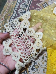 Yellow Lace Top