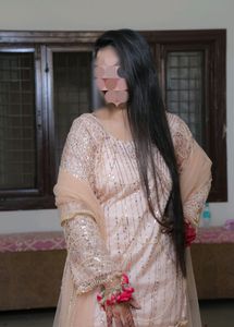 Elegant Pink Anarkali Dress