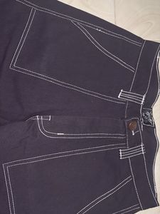 BLACK CARPENTER CARGO PANTS