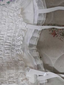 Floral Lace Trim Corset Top