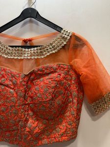 Orange Chaniya Choli