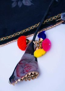 Floral One-Shoulder Top and skirt