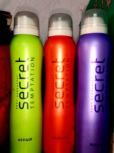 Secret Temptation Body Spray Set Buy 2 Get 1 Offer