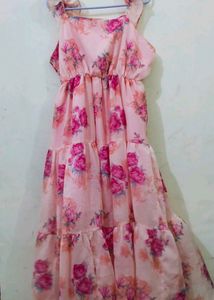 Pink Floral Dress