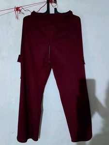 Maroon Cargo Pants