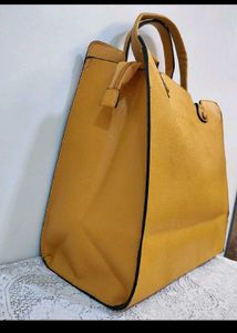 Vintage Mustard Yellow Tote Bag✨