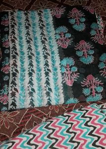 Beautiful Cotton Kurta Dupatta Pent Set