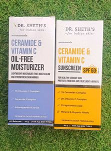 Combo Of Dr. Sheths Moisturizer & Sunscreen