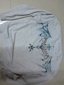custom designed h&amp;m baggy sweatshirt