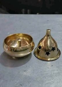Brass Diya Round Apple