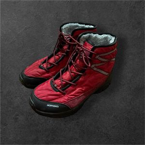 Red Winter Boots