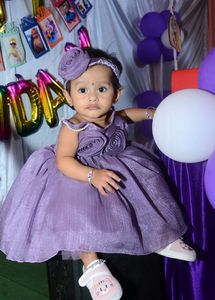 Beutiful Birthday Party Dress For 1 Year Girl