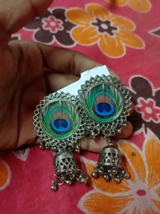 Peacock Design Earring