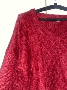 V Neck Long Sleeve Sweater