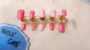Pink Press-On Nails