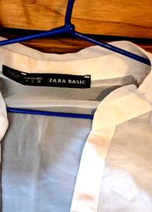 Zara Graphic Print Blouse top trendy prin