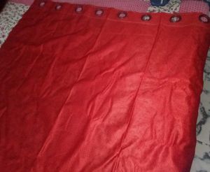 Red Curtain Panel